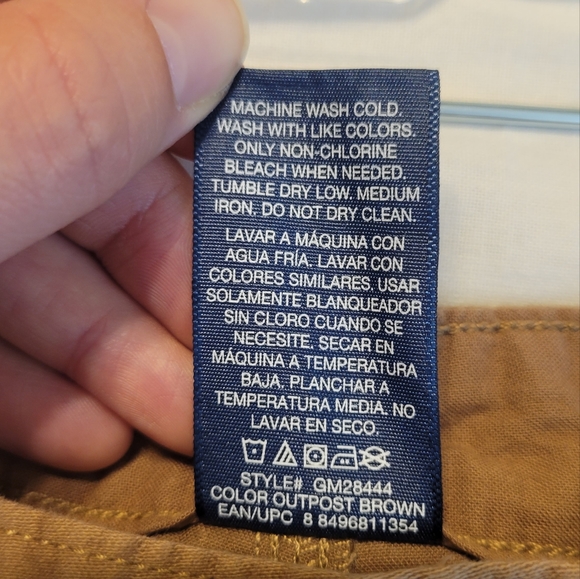 GEORGE Oxford Brown Flat Front Casual Short - Picture 4 of 4